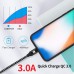 USB C Cable 1m 3.3ft, HANKN Nylon Braided USB Type C Cable 3A Fast Charging USB-C Metal Cord Data Sync Charger Cables for Samsung Galaxy Note Pixel PS5 Controller Switch Powerbank, Black