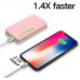 Portable Charger, JDB Ultra-Slim 5V/2.1A 5000mAh Power Bank External Battery Backup Pack, Compatible with iPhone and Other Android Smartphones